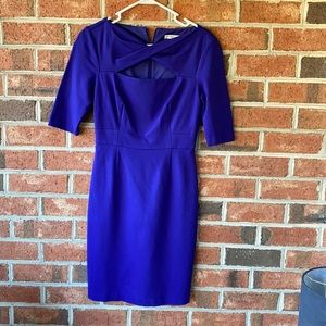Stunning Royal Blue Trina Turk Dress Keyhole